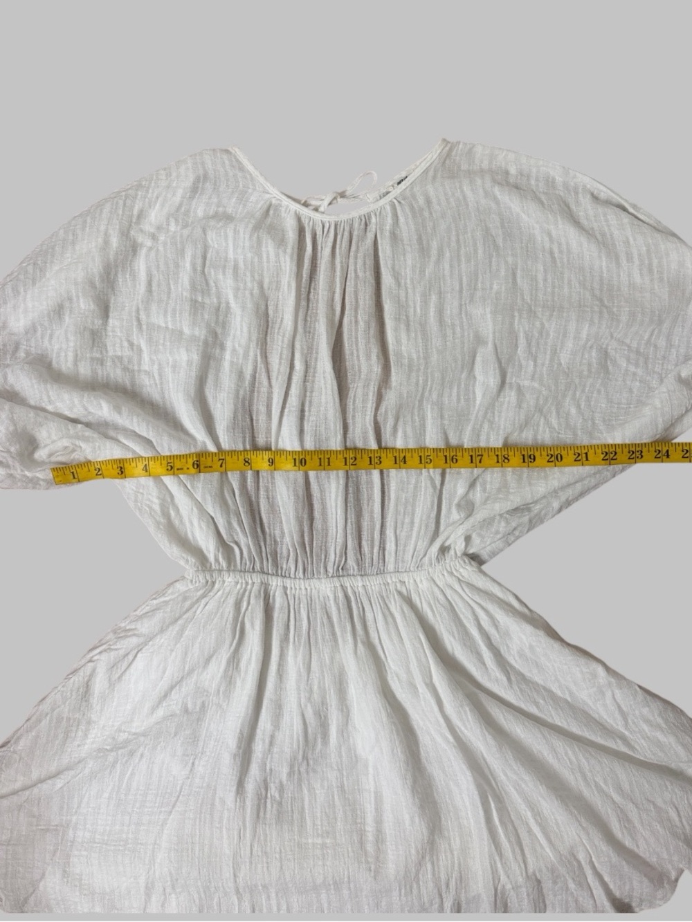Aerie 100% Cotton Golden Hour White Coverup - Picture 7 of 9